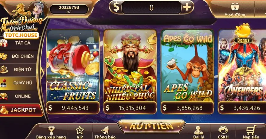 Đa dạng trò chơi tại 36win Game Bài